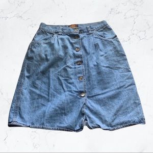Vintage Faded Glory Jean Skirt